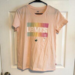 Levis Women's Logo California Graphic Short Sleeve Tee Size M New without tags